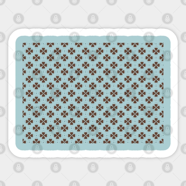 Royal Clover - Burnished *Clear BG* Sticker by LozMac